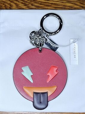 Coach Cheeky Emoji Bag Charm